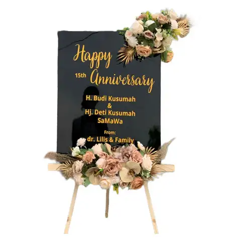 Papan Bunga Akrilik Bogangin